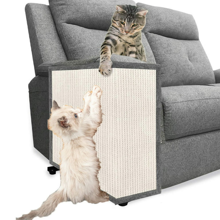 Travelwant Cat Scratch Pad Non Scratch Pads Couch Corner Kitty Scratching  Bed Post Tree Ramp Cardboard Replacement, Sisal Thin Scratcher Mat with  Velcro Pins Protecting Furniture Sofa Chair Desk 