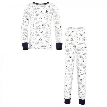 UPC: 0660168673678 | Touched by Nature Baby Toddler and Kids Unisex Organic Cotton Tight-Fit Pajama Set Arctic 3 Toddler