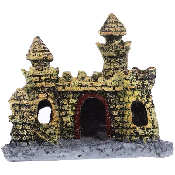 UKCOCO Coffee Resin Aquarium Decor Realistic Modeling Fish Tank Accessories