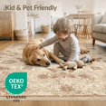 thumbnail image 4 of ODIKA 2'x3' Orange Terracotta Burnt Symmetrical Retro Motif Print Vintage Washable Doormat None for Entryway, Kitchen, Laundry Room, Non-Slip, Low Pile, 4 of 7