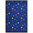 thumbnail image 2 of Joy Carpets Playful Patterns Children's Area Rugs Spot On Rectangle Rug 3'10" x 5'4" Rainbow, 2 of 2