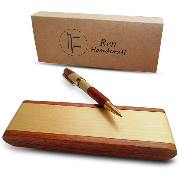 Wooden Pen and Case 