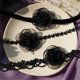 thumbnail image 5 of Gargantilla de encaje, collar de flores de encaje, gargantilla de rosas, gargantilla gótica, collar de gargantilla de flores, 5 of 5