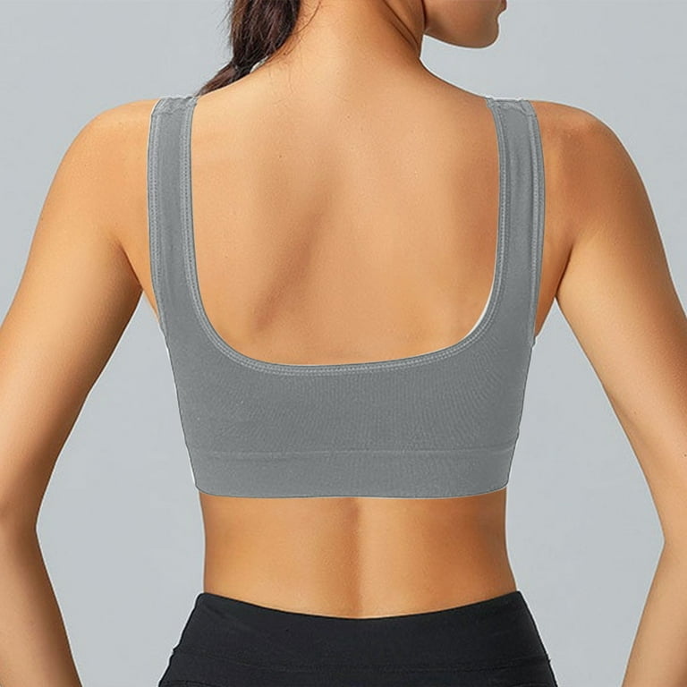 Mrat Clearance Supportive Sports Bras for Women Clearance Women's Large  Sports Bra Without Underwire Wrap Tank Tops Gathering Yoga Fitness Sports  Bras