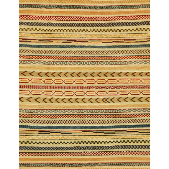 Ahgly Company Machine Washable Indoor Rectangle Abstract Red Fox Red Area Rugs, 3' x 5'