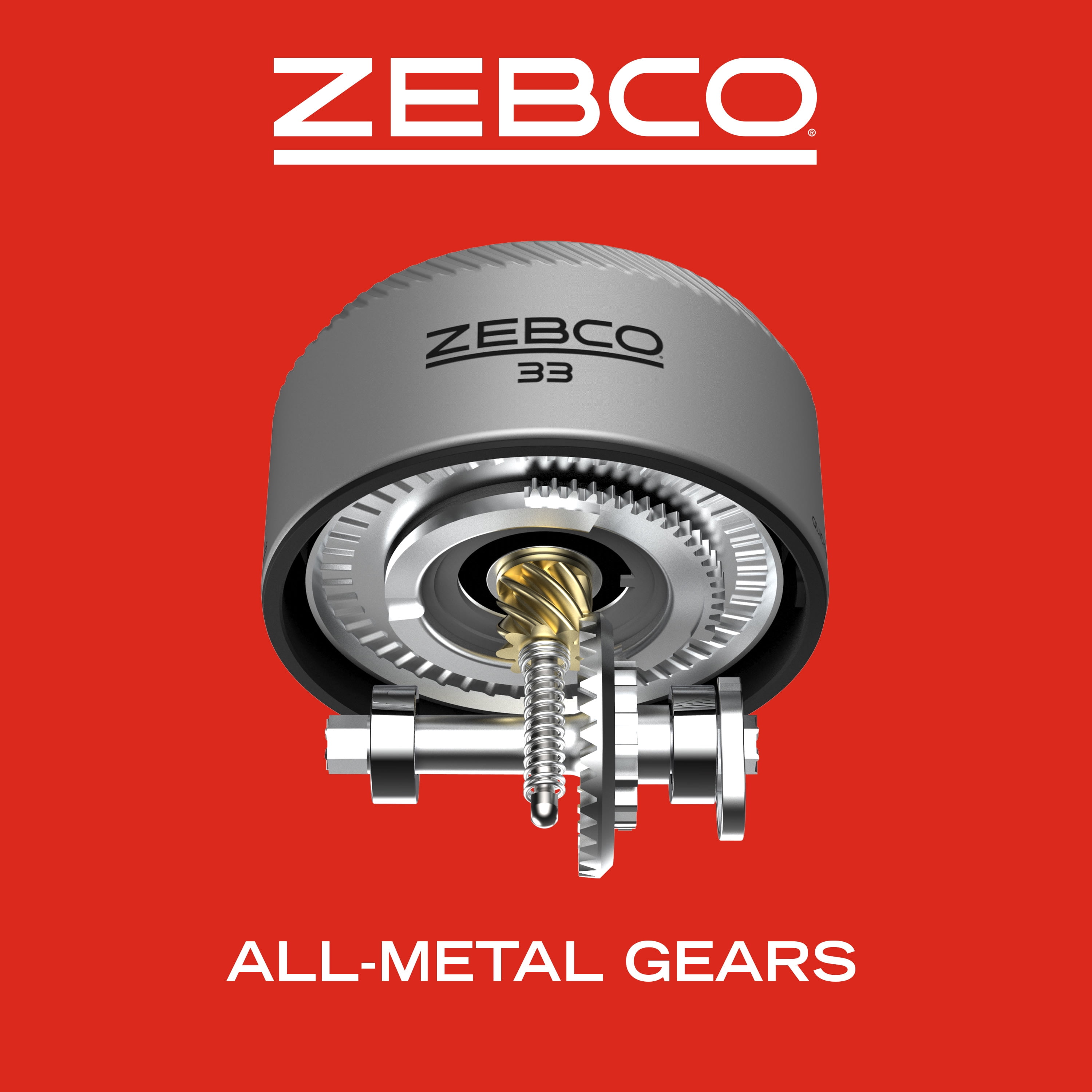  Zebco 33 Platinum Spincast Fishing Reel & 404
