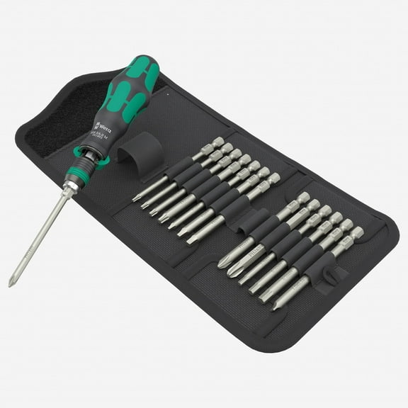 Wera 051066 Kraftform Kompakt 838 RA-R M Imperial Set 1, 15 Pieces