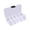 Black, variant on ANXPTIME Clear Plastic Storage Boxes For Small Parts And Crafts With 10 Dividers
