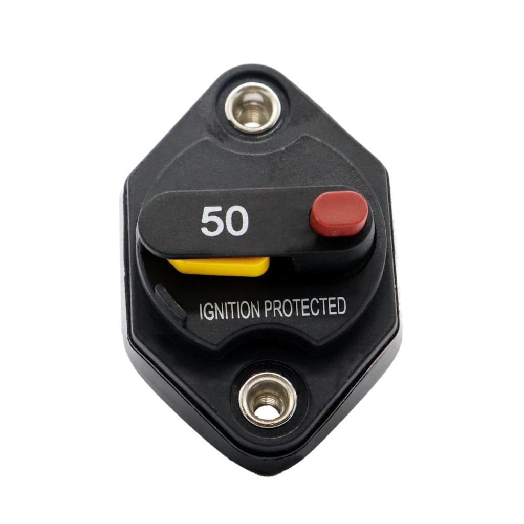 Wzmzjy Car Truck RV 32V 50A Circuit Breaker Fuse Inverter With Manual Reset Button