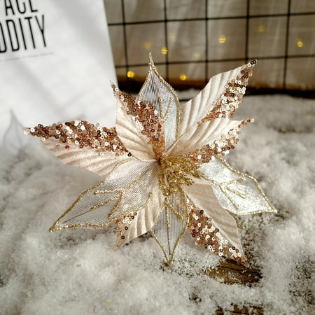 

MEIDELI Christmas Pendant DIY Exquisite Stylish Glitter Hollow Christmas Ornament