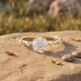 thumbnail image 6 of Rosec Jewels Lab Grown Diamond Solitaire Engagement Ring for Women - 0.9 Carat - IGI Certified - E-VS1 Quality - with Jewelry Box, 10K Yellow Gold, US 13.00, 6 of 8