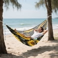 thumbnail image 5 of Hanging Hammock Portable Travel Camping For Outdooor Beach Camping Hiking Yellow Sunflowers Pattern, 5 of 8