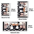 thumbnail image 4 of YIMEIS Pizza chef Soft Flannel Kitchen Rug Set 3Pcs, Non-Slip Machine Washable Floor Mats for Kitchen, Bathroom & Entryway, 4 of 10