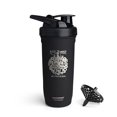 thumbnail image 1 of Smartshake Rockband Reforce Botella Coctelera de Proteínas de Acero Inoxidable 900 ml | 30 oz - Tapa roscada a prueba de fugas - Sin BPA, sin aislamiento - Unisex - Logotipo de R. Zombie en la botella, 1 of 5