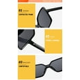 thumbnail image 3 of Fashion Women Oversized Sunglasses Brand Designer Big Frame Sun Glasses for Female Trendy Shade with Gradient Lense UV400, 3 of 5