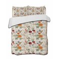 thumbnail image 2 of Vintage Flower Full Size Down Alternative Comforter, Lightweight Comforter Quilt Bedding Set with Pillow Shams Farmhouse Bird Butterfly Red Floral All Seasons Bed Comforter Duvet Insert 78"x90", 2 of 7
