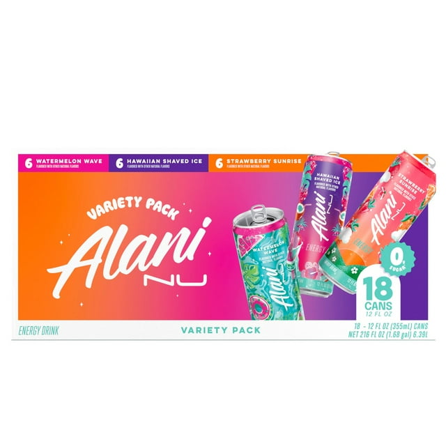 Alani Nu Energy Summer Variety Pack 12 fl. oz., 18 pk.