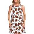 thumbnail image 1 of Disketp Football para Vestido sin Mangas para Mujeres, Vestidos de Verano para Mujeres, Casual y Holgado para la Playa, 1 of 7