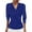 Navy, variant on Women's Sparkly Dressy T-Shirts, Long Sleeve V-Neck Elegant Tunic Tops Prom Party Fashion Glitter Outfits