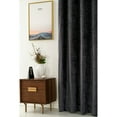 thumbnail image 4 of Gouchee Home Oplence Lined Window Curtain Panels Charcoal, 4 of 5