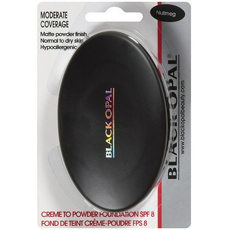 Black Opal Creme to Powder Foundation SPF 8, Nutmeg, 0.37 oz