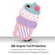thumbnail image 4 of Lindo iPhone 7 Plus Case, iPhone 8 Plus Case, 3D Cartoon Ice Cream Cupcakes en forma de silicona suave protección completa a prueba de golpes para niñas niños mujeres dama Zhivalor HMHZ507-3, 4 of 7
