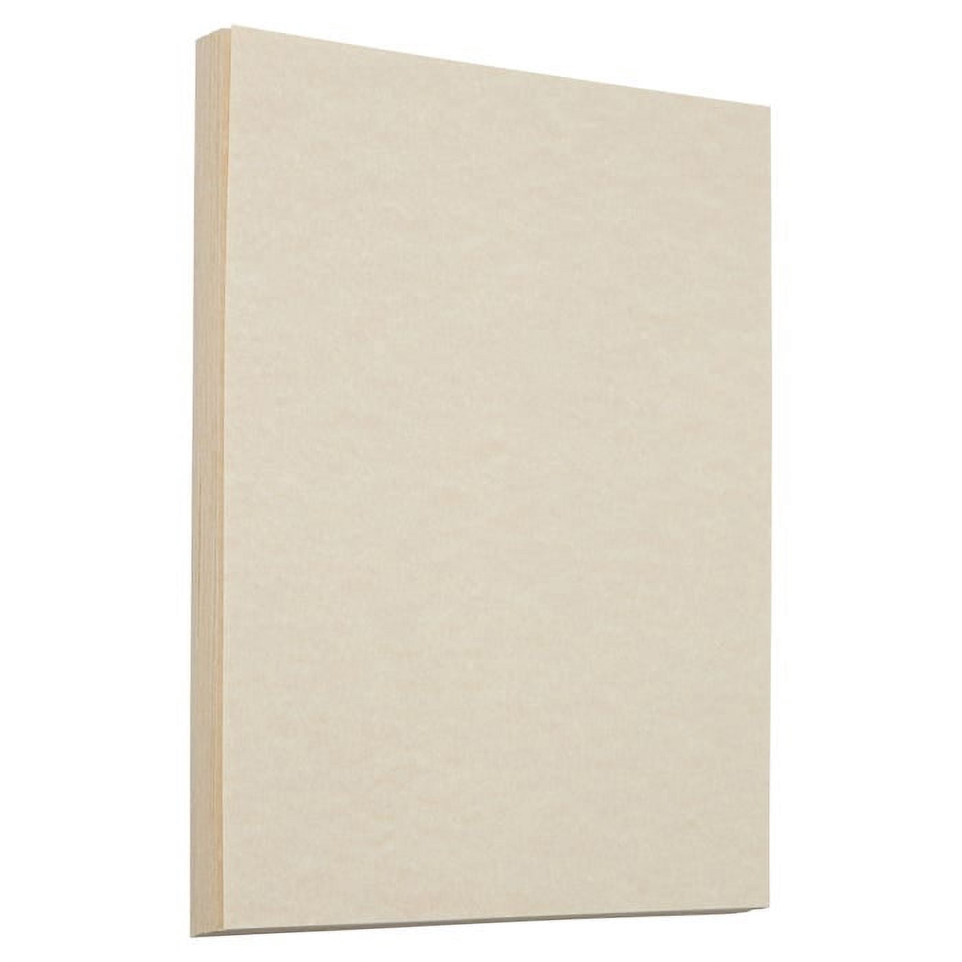 JAM Paper Parchment, 8 1/2 x 11, Natural Parchment, 65lb, 2 packs of 50