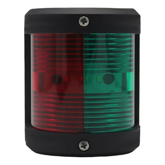 CARRFA Boat Marine Sailing Light 225°, Red-Green Stern LED Navigation Signal Light Lamp for Fishing Boats 12/24V