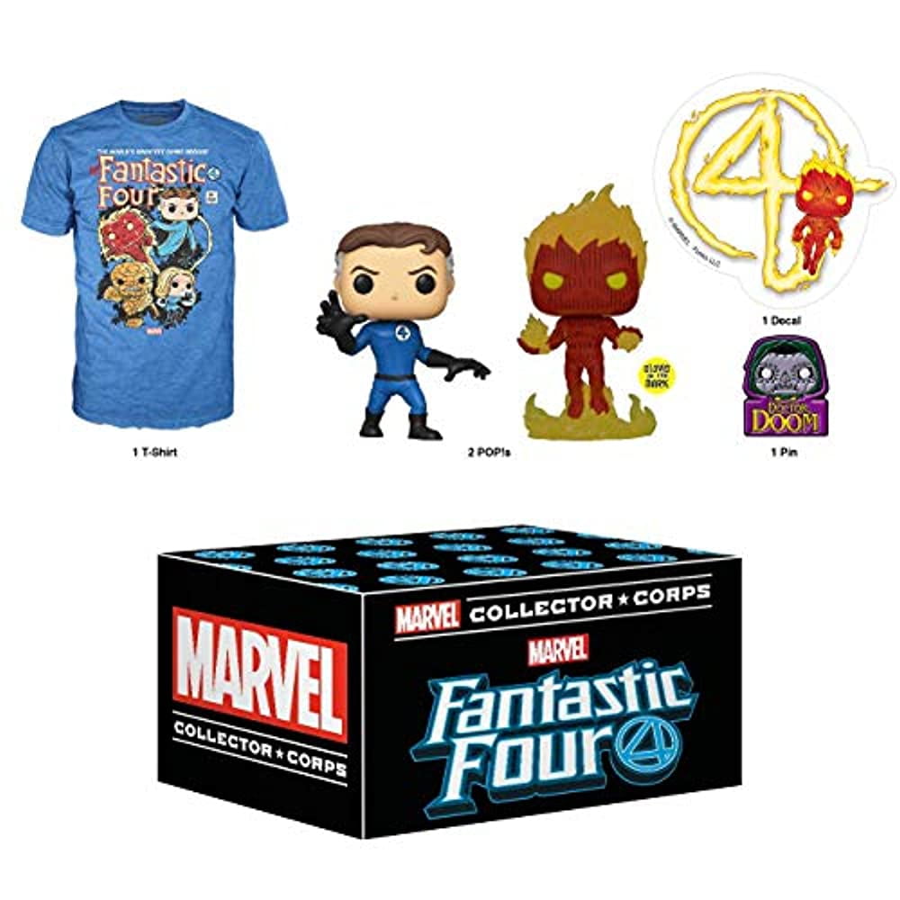 Funko Marvel Collector Corps The Fantastic Four T-Shirt (Small) -  Walmart.com