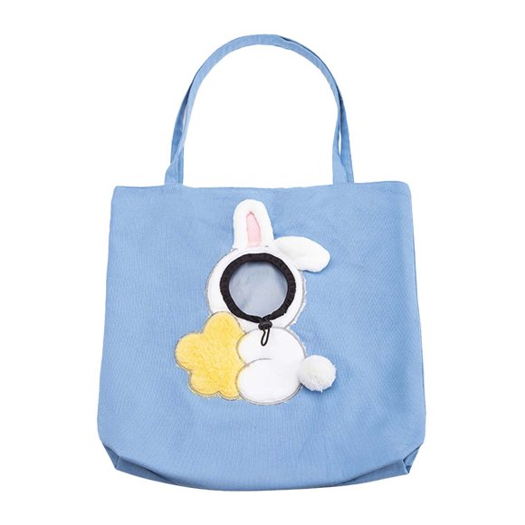 Bolsa de transporte plegable con orificios de ventilación para gatos, ideal para acampadas y excursiones.