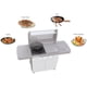 thumbnail image 5 of Rejilla para pollo con lata de cerveza, parrilla de acero inoxidable, parrilla para barbacoa, parrilla vertical, cesta de verduras, sartén redonda grande, 5 of 5