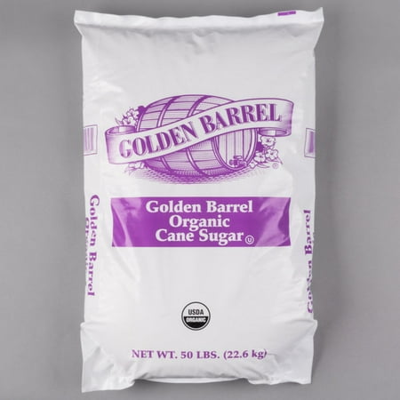 Golden Barrel Organic Cane Sugar - 50 lb