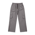 thumbnail image 2 of WAVSUF Men's Cargo Pants, Straight Leg Multi Pockets Elastic Waist Fall Office Casual Pants Size S-3XL, 2 of 8