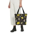 thumbnail image 4 of Bingfone yellow Pumpkin Corn Women Shoulder Tote Bags Casual Bag Ladies Shopping Handbag, 4 of 6