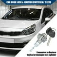 thumbnail image 3 of 1 Set Car Full Lock Cylinder Kit para Kia Optima 2011-2015 No.819052T040 Duradero Metal Tono Plateado, 3 of 7