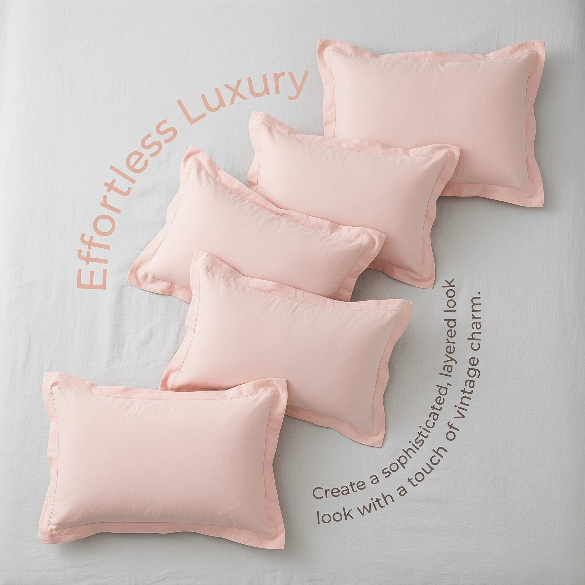 Unique Bargains 2 Pack Silk Pillowcase Set Smooth Cooling Envelope Closure Pink