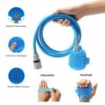 thumbnail image 6 of Dog Pet Bathing Tool Glove - Shower Sprayer, Deshedder and Scrubber All In One With 3 Hose Adapters - Shower, Bath Tub, Faucet & Outdoor Garden Hose Compatible, Adjustable - Dog Cat Horse Grooming, 6 of 6
