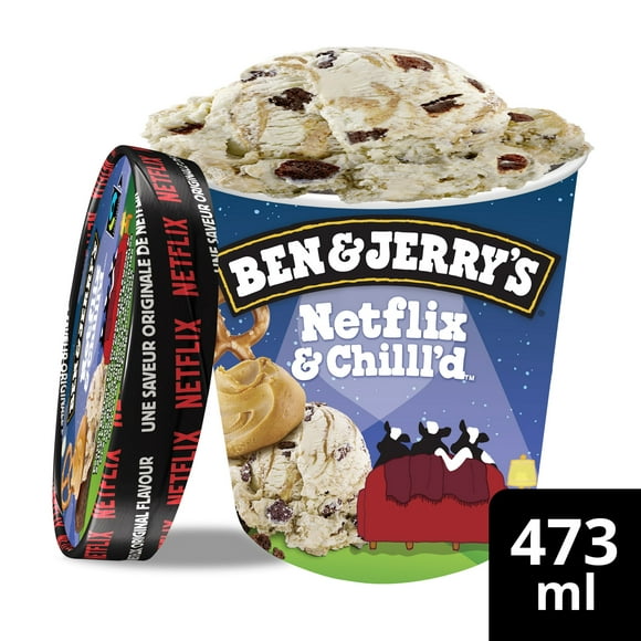 Crème Glacée Ben & Jerry's Netflix & Chilll'd, 473ml 473 ml
