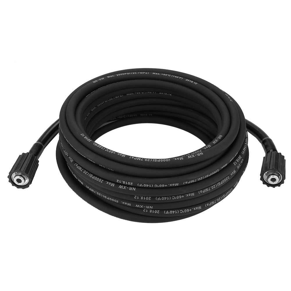 10m Wire Rubber Pressure Washer Replacable Power Hose 22mm connectors 