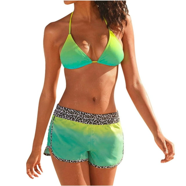 Tankini con relleno para mujer, conjunto deportivo con pantalones cortos, Bikini, traje de baño, bañador OAVQHLG3B Store lin121212