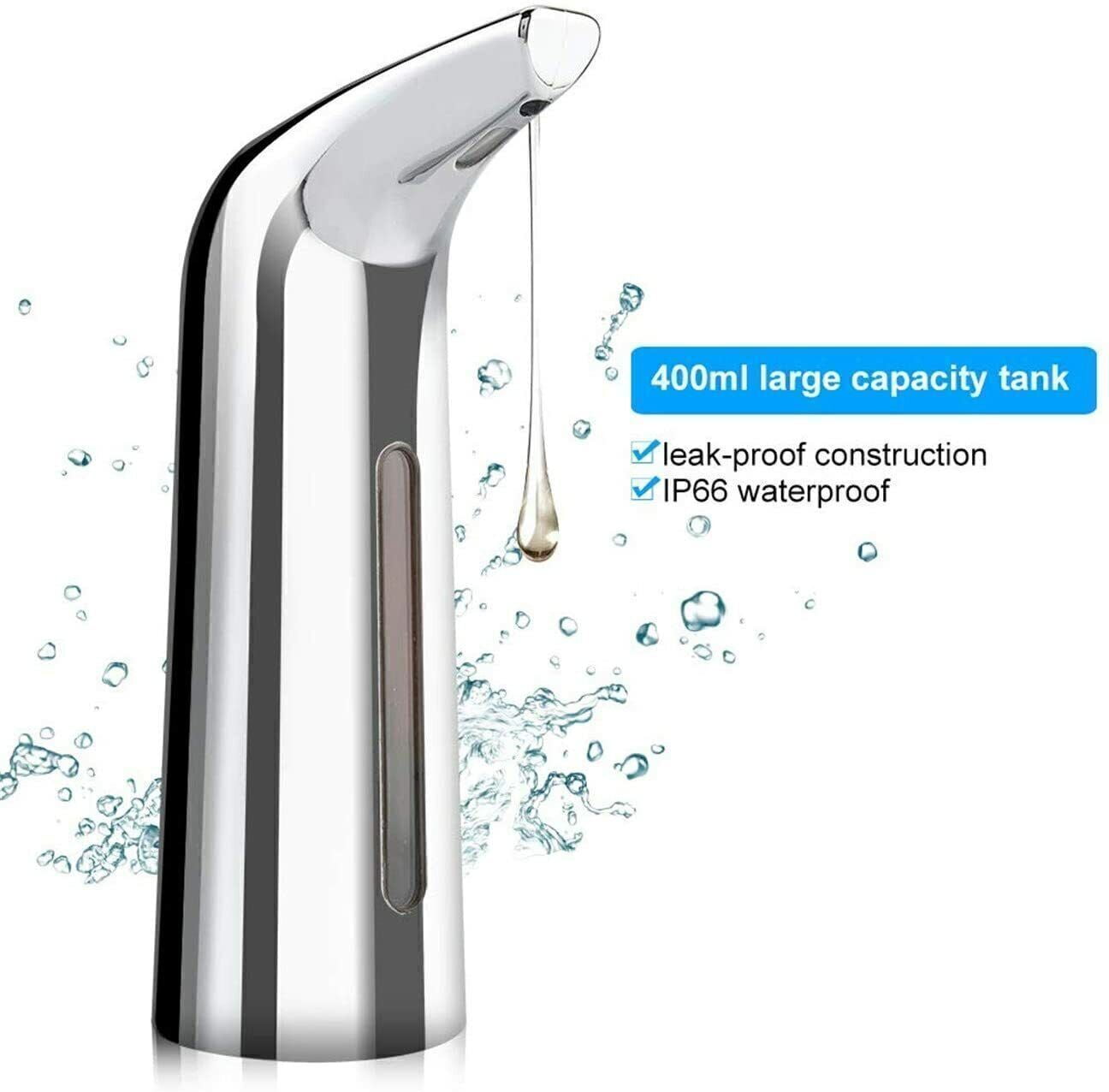 Handsfree Automatic Soap Dispenser Touchless IR Sensor Liquid Hand Wash Bathroom