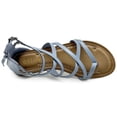 thumbnail image 6 of Ollio Women's Shoes Gladiator Strap Flat Zori Sandal M1052, 6 of 6