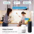 thumbnail image 4 of [Juego de 4] Bombilla LED GU10 5W, GU10 Alexa, RGBW 3000K-6500K, [Control de APP] [Control por voz], Compatible con Google Home, Alexa y Echo., 4 of 5