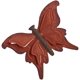 thumbnail image 1 of Arte de pared de mariposa de metal, decoración de pared de mariposa rústica de hierro 3d, escultura de pared inspirada, decoración colgante de mariposa para el patio del jardín del hogar. Afortunado Sencillez, 1 of 5