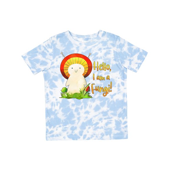 Inktastic Hello, I Am a Fungi Cute Mushroom Pun Boys Toddler T-Shirt