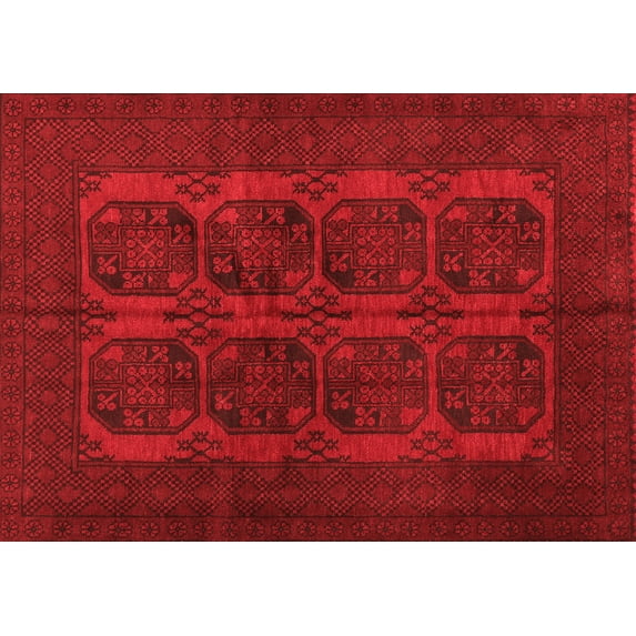Ahgly Company Indoor Rectangle Persian Red Traditional Area Rugs, 3' x 5'