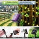 thumbnail image 4 of Dinheiro - Guirnalda de luces solares con forma de flores, varios LED para vallas de jardín, patio, césped, decoración de fiestas, 4 of 5
