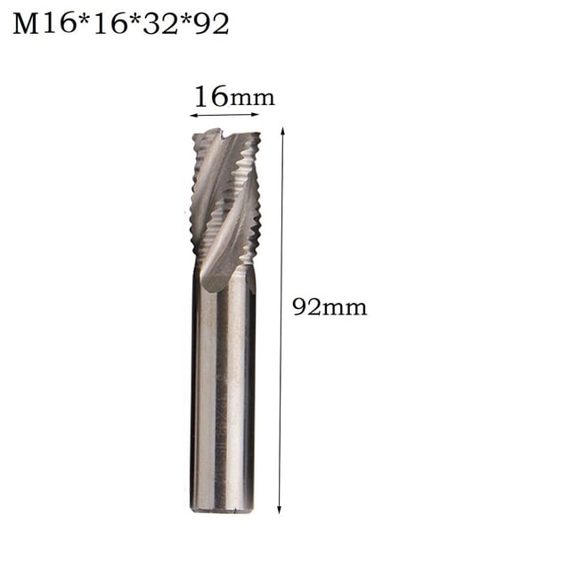 Solid Carbide 4 flutes CNC end milling Cutter Router Bit for Metal Roughing