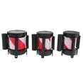 thumbnail image 3 of Bandes Rétractables de Ceinture de File d'Attente Stanchion Ceinture Rétractable Étendue 2M Rouge Blanc, 3 of 9