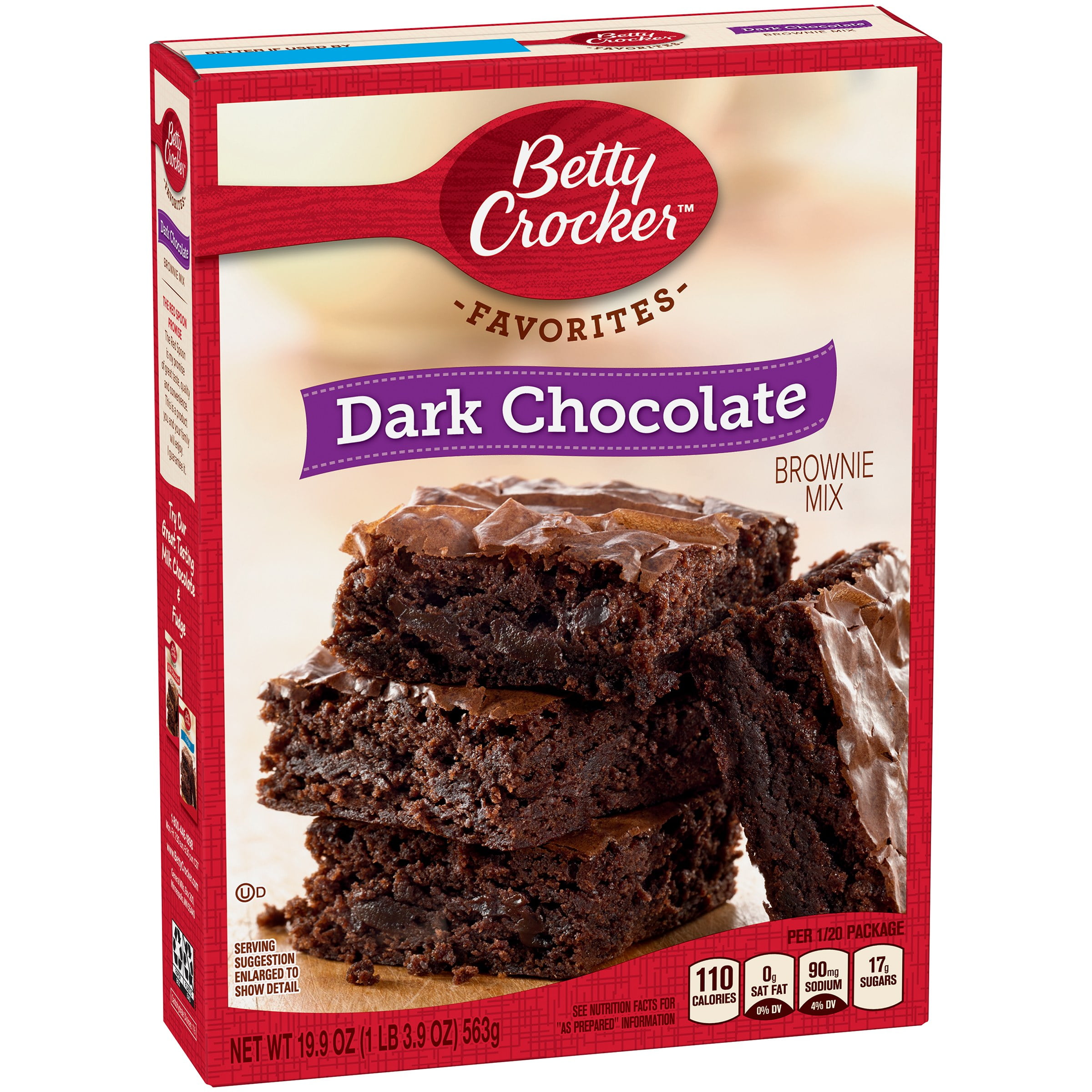 Betty Crocker Dark Chocolate Brownie Mix, 19.9 oz by General Mills Sales, Inc.